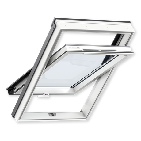 VELUX OPTIMA Комфорт GLP 0073BIS - Пластиковое мансардное окно, ручка снизу VELUX OPTIMA Комфорт GLP 0073BIS - Пластиковое мансардное окно, ручка снизу