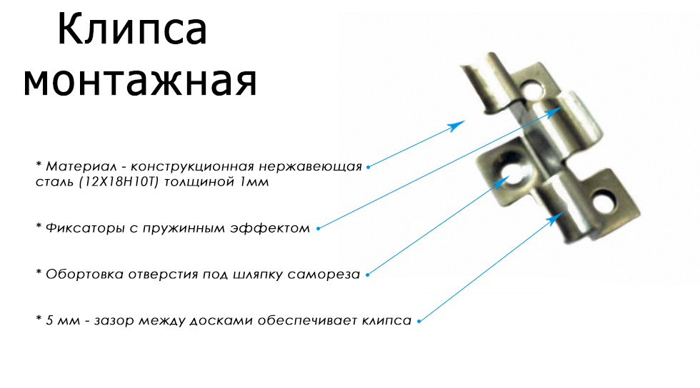 Клипса монтажная