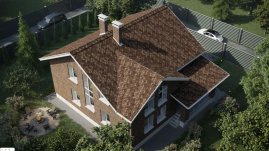 Мягкая кровля Тегола Комфорт Сан-Ремо Legno 222