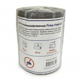 Сетка гальванизированная от грызунов Finka 15 см x 25 м