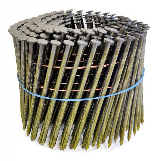 Барабанные гвозди Finka 3,1х90 BK Ring (1600 шт)