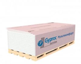 Гипсокартон Gyproc ГСП Мультикомфорт 1200х12,5 мм 1