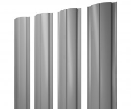 Штакетник Grand Line Slim полукруглый Полиэстер 0,5 мм