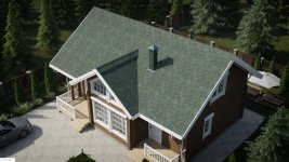 Мягкая кровля Тегола Комфорт Асизи Verde 473