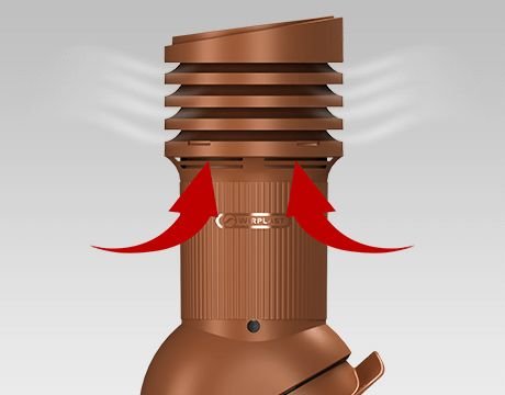 Вентиляционный выход Wirplast WiroVent EVO Е21(неизолированный)