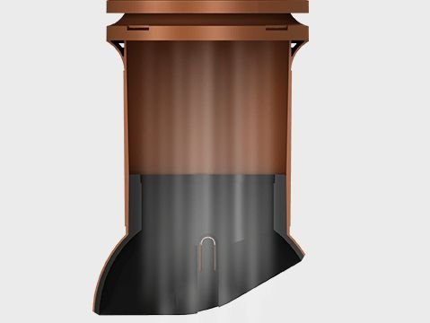 Вентиляционный выход Wirplast WiroVent EVO Е21(неизолированный)