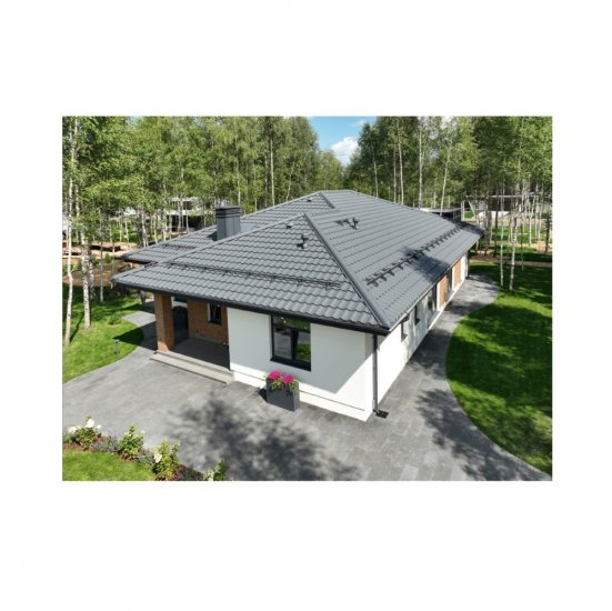 Металлочерепица Grand Line Kvinta plus 3D Полиэстер