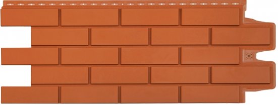 Фасадные панели Grand Line Клинкерный Кирпич Classic терракотовый