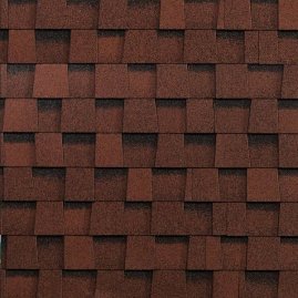Гибкая черепица  Технониколь Shinglas Фазенда Красный