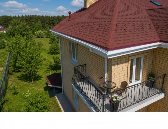 Гибкая черепица  Технониколь Shinglas Фазенда Красный