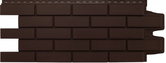 Фасадные панели Grand Line Клинкерный Кирпич Classic шоколадный