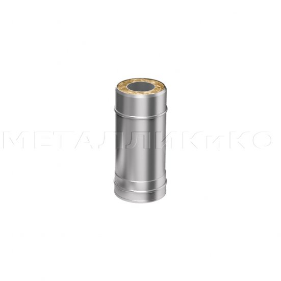 Дымоход Flue line двухконтурный Сэндвич труба 0,5 м.