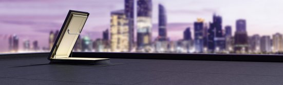 Утепленный люк Fakro DRL для плоских крыш