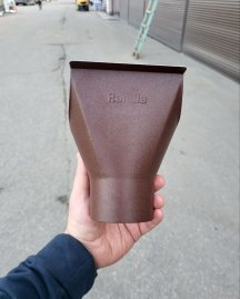 Воронка желоба водостока Ranilla 125/90 мм матовый 1