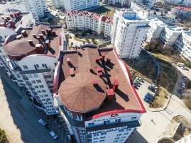 Мягкая кровля Docke Standart Сота Красный 1
