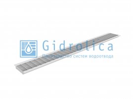 Решетка водоприемная Gidrolica для лотков DN100 длина 1м