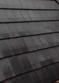 Керамическая черепица Rongguan Flat глубокий черный
