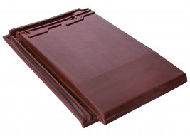 Керамическая черепица Rongguan Flat вишня