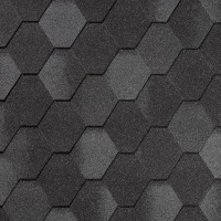 Гибкая черепица Quiet tile Rombica Базальтово серый