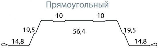 Штакетник Grand Line Прямоугольный Фигурный Полиэстер 0,45 мм