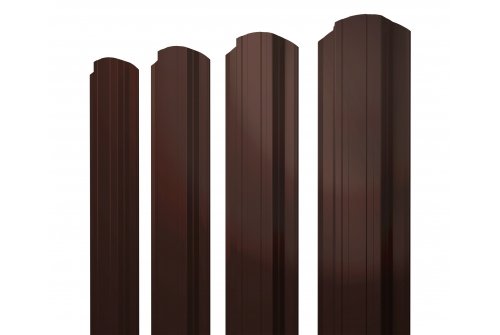 Штакетник Grand Line Прямоугольный Фигурный Полиэстер 0,45 мм