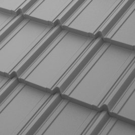 Модульная металлочерепица Аквасистем Берген Rooftop Бархат RAL 7024