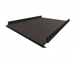 Самозащелкивающаяся кровля ARMO с карнизным подгибом GreenCoat Pural BT